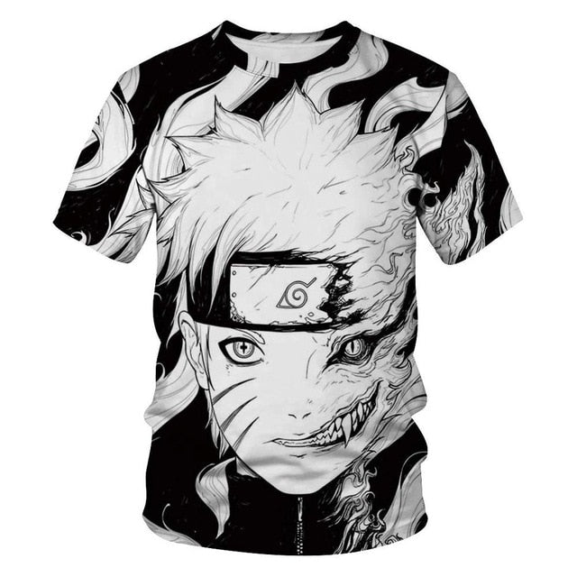 Naruto 3D T Shirt Men/women Uchiha Itachi Sasuke Kakashi Gaara Japan Anime Funny Tees Top Summer Fashion Tshirt Casual T-shirt-14