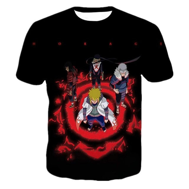 Naruto 3D T Shirt Men/women Uchiha Itachi Sasuke Kakashi Gaara Japan Anime Funny Tees Top Summer Fashion Tshirt Casual T-shirt-11