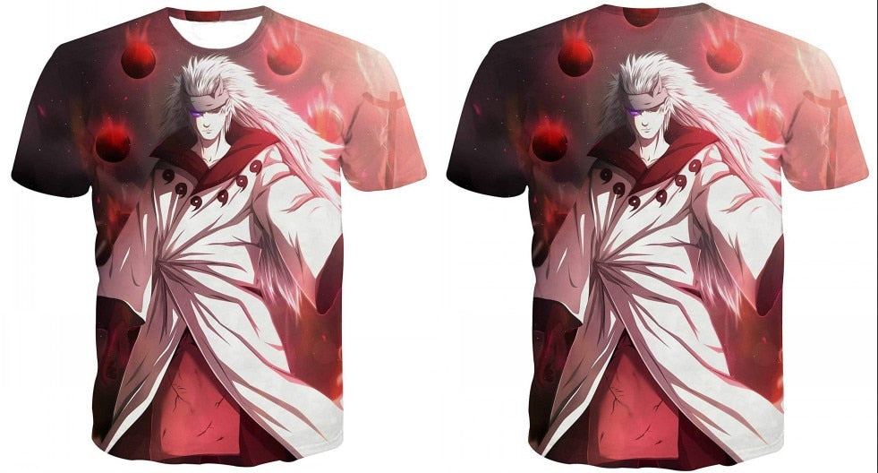 Naruto 3D T Shirt Men/women Uchiha Itachi Sasuke Kakashi Gaara Japan Anime Funny Tees Top Summer Fashion Tshirt Casual T-shirt-4