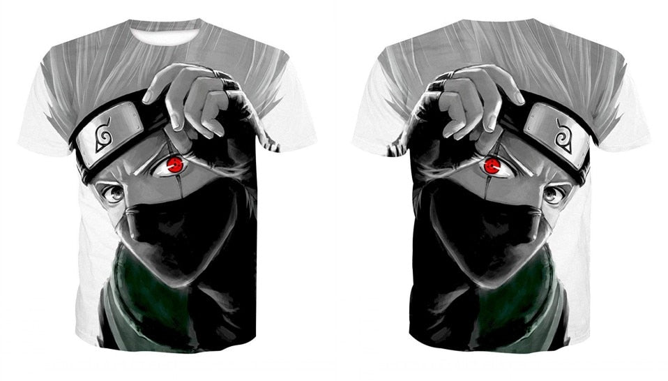 Naruto 3D T Shirt Men/women Uchiha Itachi Sasuke Kakashi Gaara Japan Anime Funny Tees Top Summer Fashion Tshirt Casual T-shirt-3