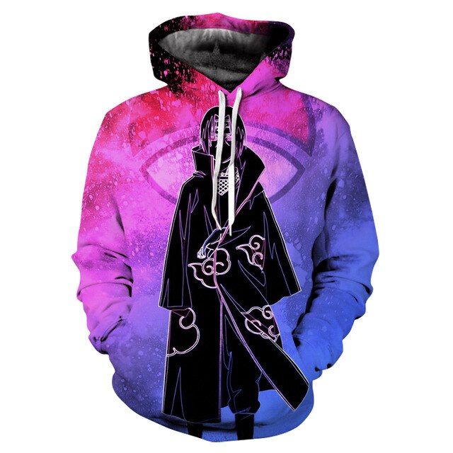 Naruto Series 3D Print Hoodies Men pullovers Anime Sasuke Uchiha Women Hoody Casual Sweatshirt Streetwear Harajuku Coat Tops-6