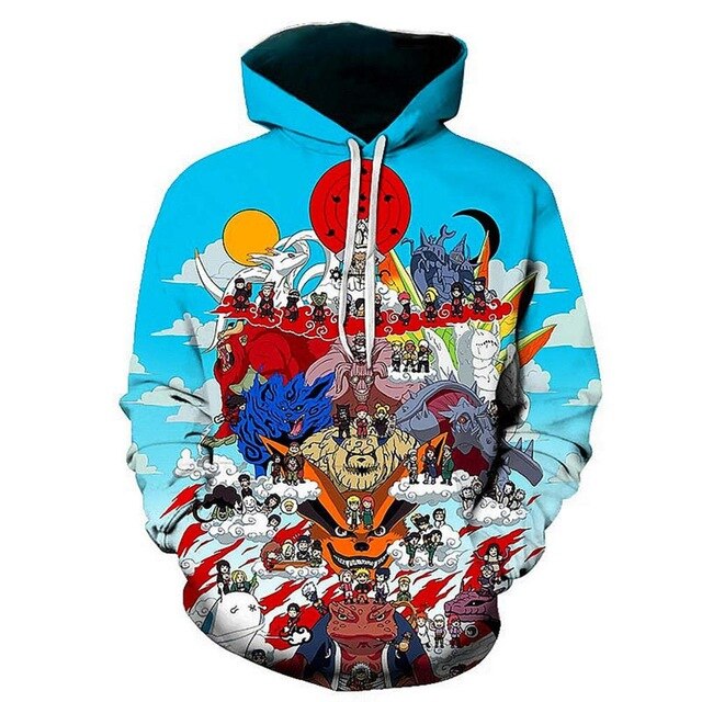 Naruto Series 3D Print Hoodies Men pullovers Anime Sasuke Uchiha Women Hoody Casual Sweatshirt Streetwear Harajuku Coat Tops-13