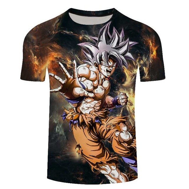 Goku Dragon Ball Z 3d T Shirt Summer Hipster Short Sleeve Tee Tops Men/Women Anime DBZ Harajuk T-Shirts Homme-8