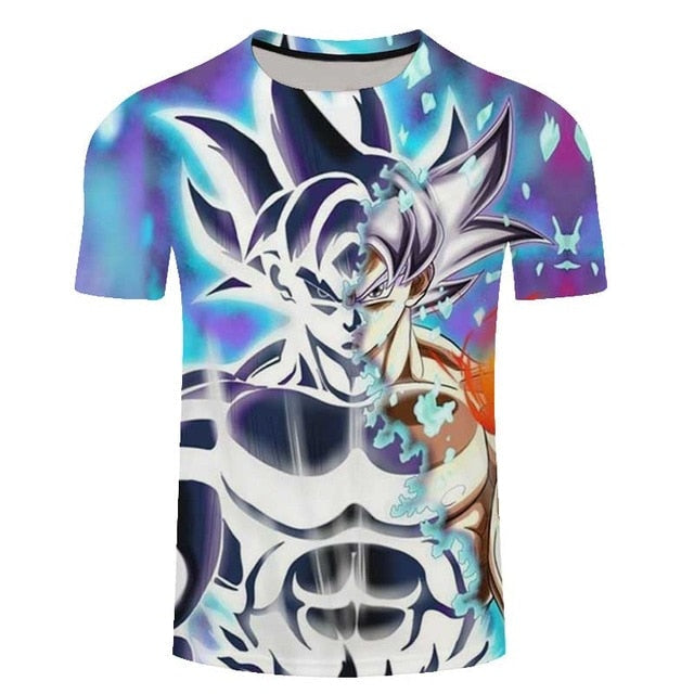 Goku Dragon Ball Z 3d T Shirt Summer Hipster Short Sleeve Tee Tops Men/Women Anime DBZ Harajuk T-Shirts Homme-13