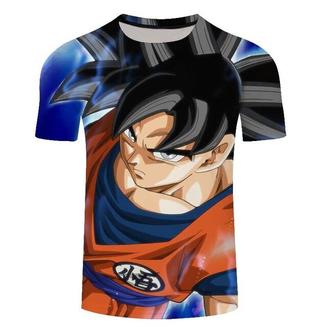Goku Dragon Ball Z 3d T Shirt Summer Hipster Short Sleeve Tee Tops Men/Women Anime DBZ Harajuk T-Shirts Homme-16