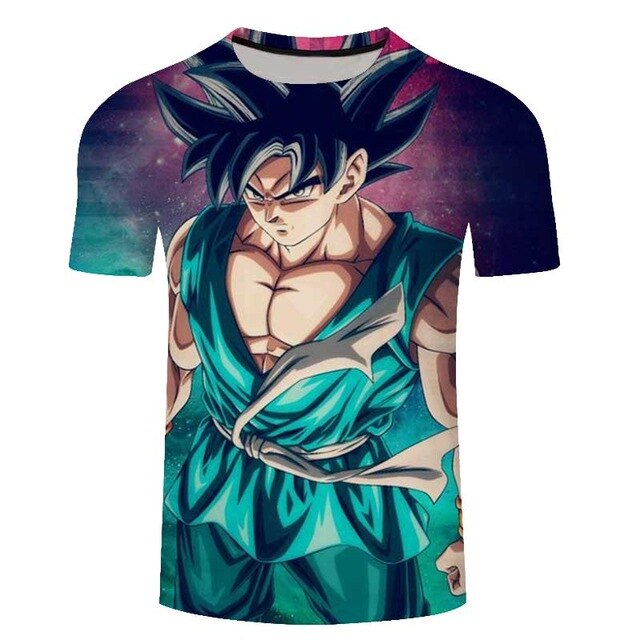 Goku Dragon Ball Z 3d T Shirt Summer Hipster Short Sleeve Tee Tops Men/Women Anime DBZ Harajuk T-Shirts Homme-9