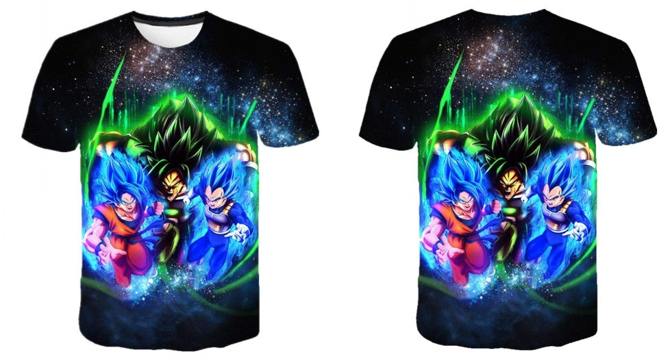 Goku Dragon Ball Z 3d T Shirt Summer Fashionable Short Sleeve Hip Hop Tee Tops Men Anime DBZ Harajuku T-Shirts-4