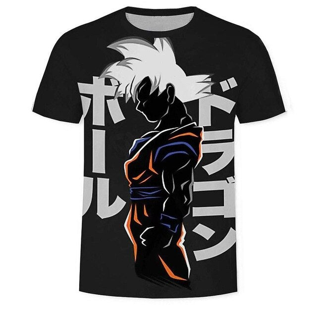 Goku Dragon Ball Z 3d T Shirt Summer Fashionable Short Sleeve Hip Hop Tee Tops Men Anime DBZ Harajuku T-Shirts-6