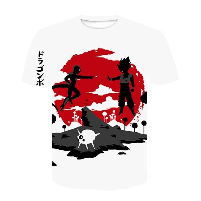 Goku Dragon Ball Z 3d T Shirt Summer Fashionable Short Sleeve Hip Hop Tee Tops Men Anime DBZ Harajuku T-Shirts-8