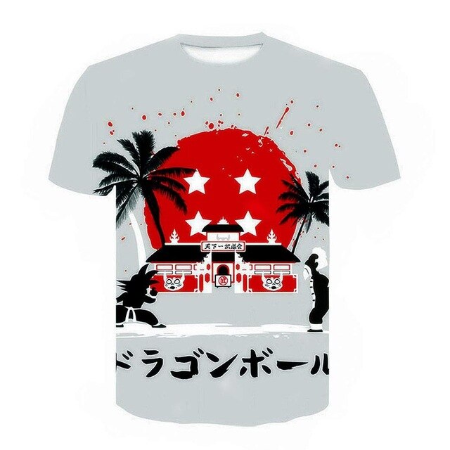 Goku Dragon Ball Z 3d T Shirt Summer Fashionable Short Sleeve Hip Hop Tee Tops Men Anime DBZ Harajuku T-Shirts-18