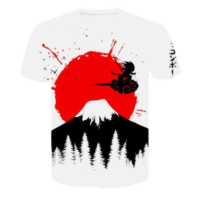 Goku Dragon Ball Z 3d T Shirt Summer Fashionable Short Sleeve Hip Hop Tee Tops Men Anime DBZ Harajuku T-Shirts-19