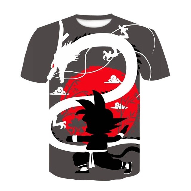 Goku Dragon Ball Z 3d T Shirt Summer Fashionable Short Sleeve Hip Hop Tee Tops Men Anime DBZ Harajuku T-Shirts-17
