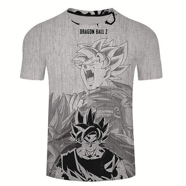 Goku Dragon Ball Z 3d T Shirt Summer Fashionable Short Sleeve Hip Hop Tee Tops Men Anime DBZ Harajuku T-Shirts-26