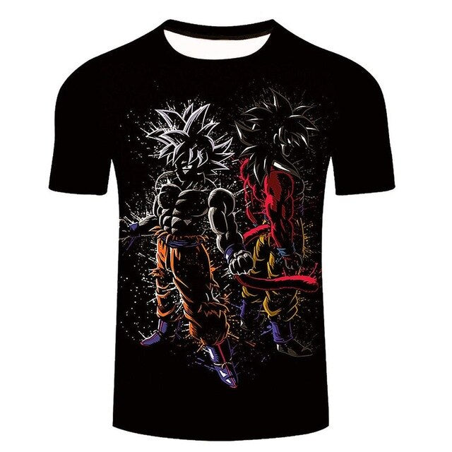 Goku Dragon Ball Z 3d T Shirt Summer Fashionable Short Sleeve Hip Hop Tee Tops Men Anime DBZ Harajuku T-Shirts-20