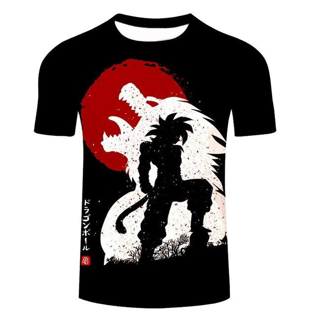 Goku Dragon Ball Z 3d T Shirt Summer Fashionable Short Sleeve Hip Hop Tee Tops Men Anime DBZ Harajuku T-Shirts-22