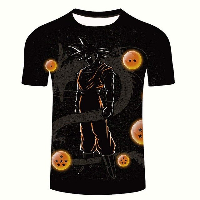 Goku Dragon Ball Z 3d T Shirt Summer Fashionable Short Sleeve Hip Hop Tee Tops Men Anime DBZ Harajuku T-Shirts-23