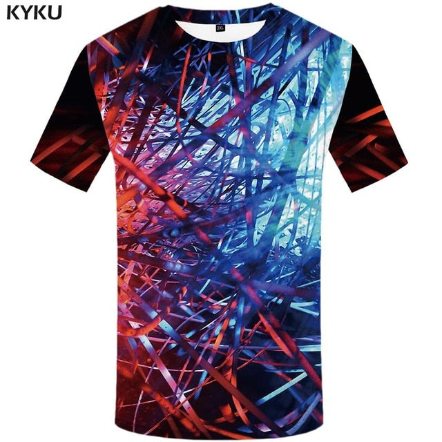 Men Music T-shirts 3d Guitar Tshirts Casual Metal Shirt Print Gothic Anime Clothes Short Sleeve t shirts-7