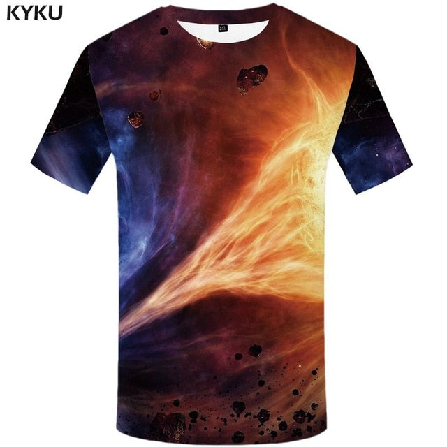 Men Music T-shirts 3d Guitar Tshirts Casual Metal Shirt Print Gothic Anime Clothes Short Sleeve t shirts-8