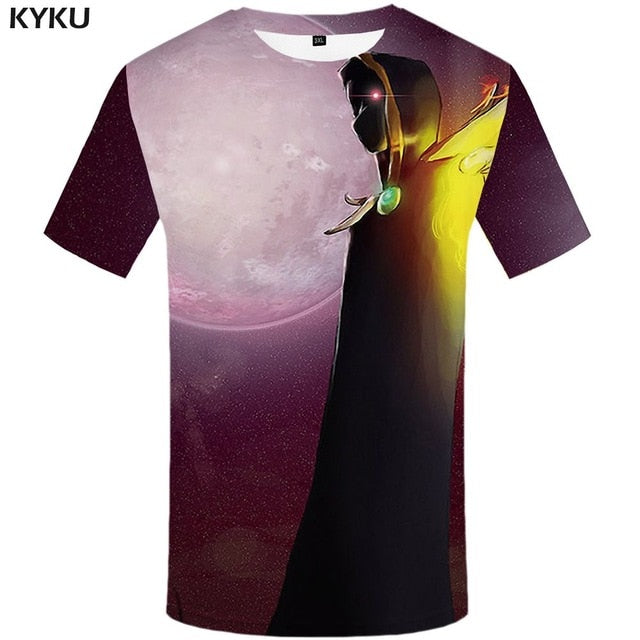 Men Music T-shirts 3d Guitar Tshirts Casual Metal Shirt Print Gothic Anime Clothes Short Sleeve t shirts-9