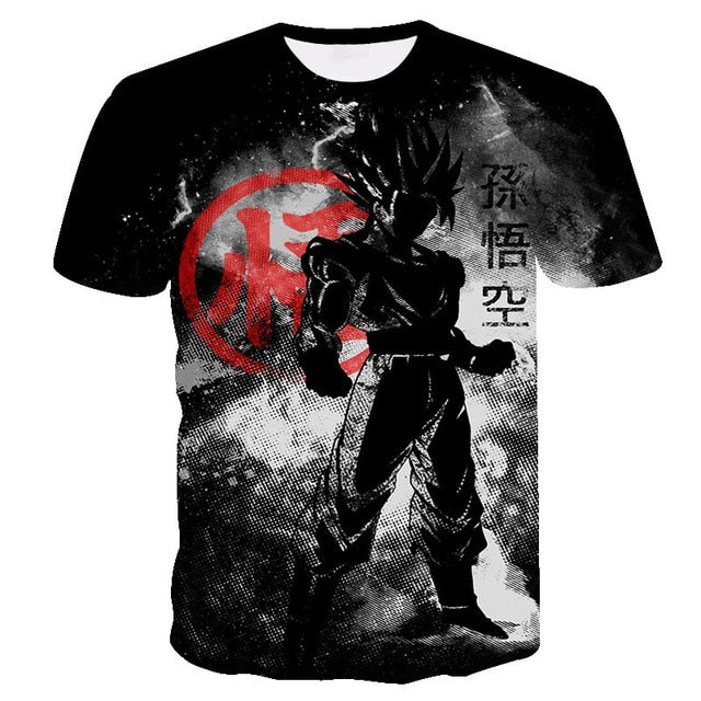 Dragon Ball Z Goku Black Vegeta 3D T-shirt Men 2019 Summer Anime T shirt O-Neck Tshirt Casual Brand Dragonball Tops Tee-14
