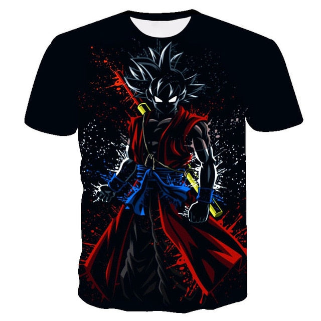 Dragon Ball Z Goku Black Vegeta 3D T-shirt Men 2019 Summer Anime T shirt O-Neck Tshirt Casual Brand Dragonball Tops Tee-13