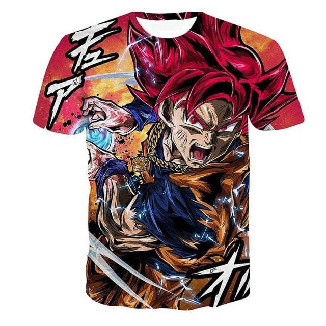Dragon Ball Z Goku Black Vegeta 3D T-shirt Men 2019 Summer Anime T shirt O-Neck Tshirt Casual Brand Dragonball Tops Tee-3