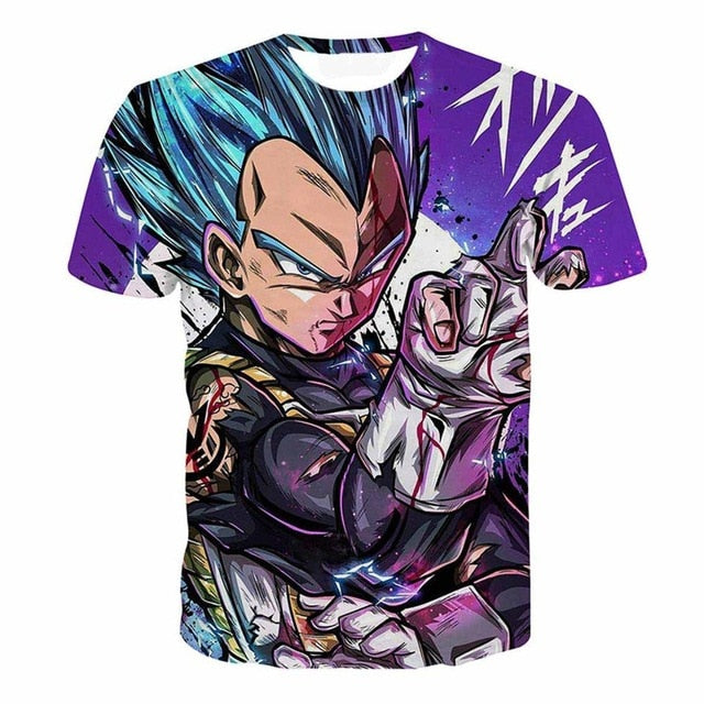 Dragon Ball Z Goku Black Vegeta 3D T-shirt Men 2019 Summer Anime T shirt O-Neck Tshirt Casual Brand Dragonball Tops Tee-10