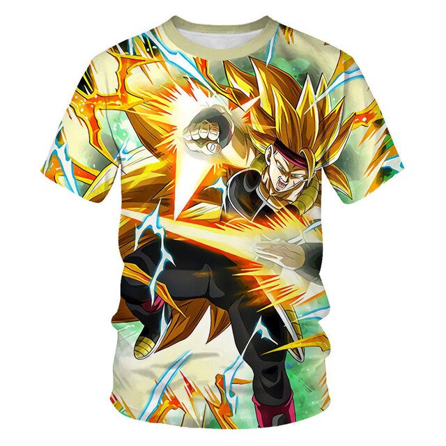 Dragon Ball T Shirt Men Summer Dragon Ball Z super Son Goku Slim Fit Cosplay 3D T-Shirts Vegeta Cool Anime Style Tshirt Homme-9