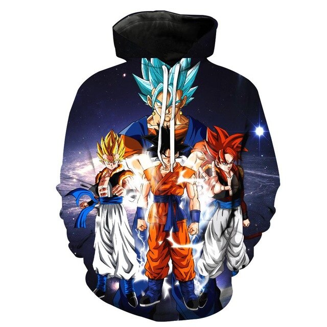 Dragon Ball Z Goku 3D Hoodies Anime Hoodie Unisex 3D Print Fashion Streetwear Hip Hop Punk Hoodies Harajuku Hooded Plus Size-14