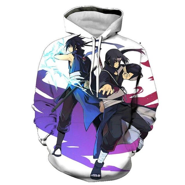 Hoodies Unisex Naruto Harajuku Japanese Anime Uchiha Itachi Printed Men's Hoodie Male Streetwear Fashion Casual sweatshirt Coat-7