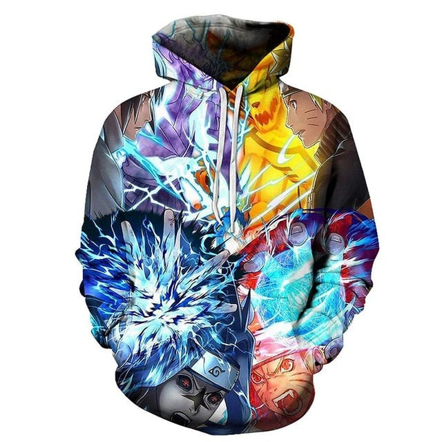 Hoodies Unisex Naruto Harajuku Japanese Anime Uchiha Itachi Printed Men's Hoodie Male Streetwear Fashion Casual sweatshirt Coat-14