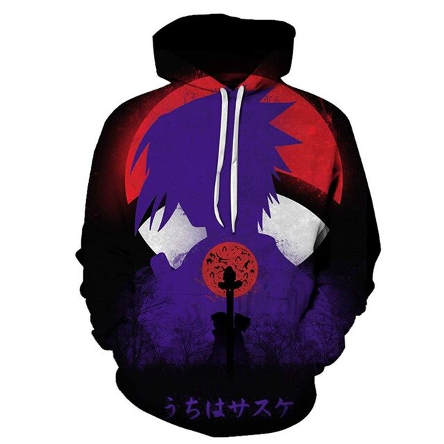 Hoodies Unisex Naruto Harajuku Japanese Anime Uchiha Itachi Printed Men's Hoodie Male Streetwear Fashion Casual sweatshirt Coat-15