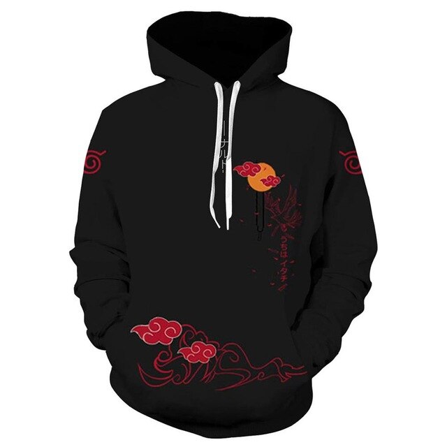 Hoodies Unisex Naruto Harajuku Japanese Anime Uchiha Itachi Printed Men's Hoodie Male Streetwear Fashion Casual sweatshirt Coat-17
