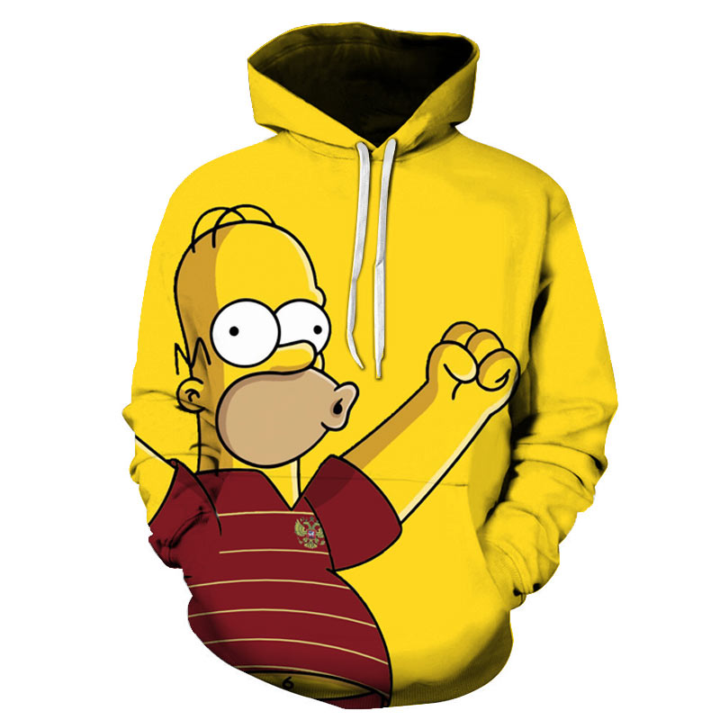 Simpson And his Son Anime Hoodie Series Men / Women Autumn and Winter Sweatshirt Hoodies-0
