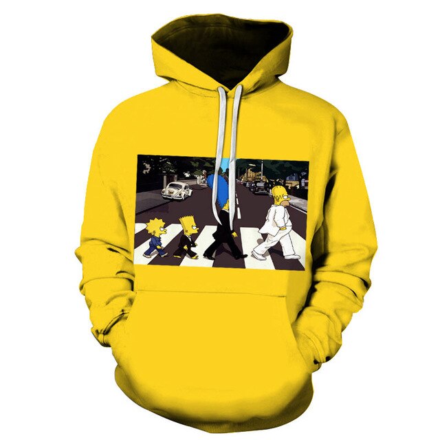 Simpson And his Son Anime Hoodie Series Men / Women Autumn and Winter Sweatshirt Hoodies-8