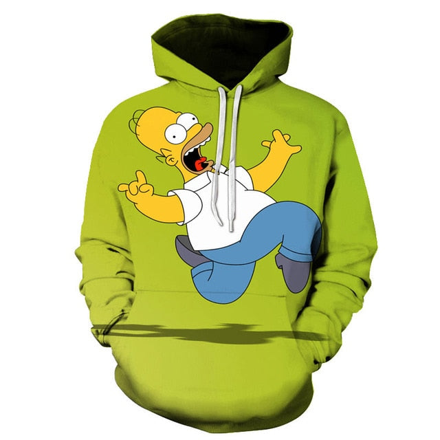 Simpson And his Son Anime Hoodie Series Men / Women Autumn and Winter Sweatshirt Hoodies-1