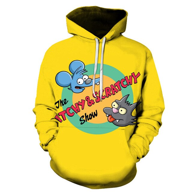 Simpson And his Son Anime Hoodie Series Men / Women Autumn and Winter Sweatshirt Hoodies-5
