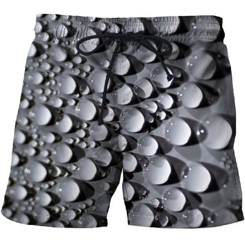 3D Print Summer Beach Shorts Mascuino Streetwear Men Board Vacation Shorts Anime Short Plage Casual Quick Dry New-1