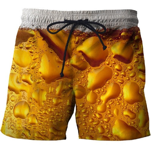 3D Print Summer Beach Shorts Mascuino Streetwear Men Board Vacation Shorts Anime Short Plage Casual Quick Dry New-2