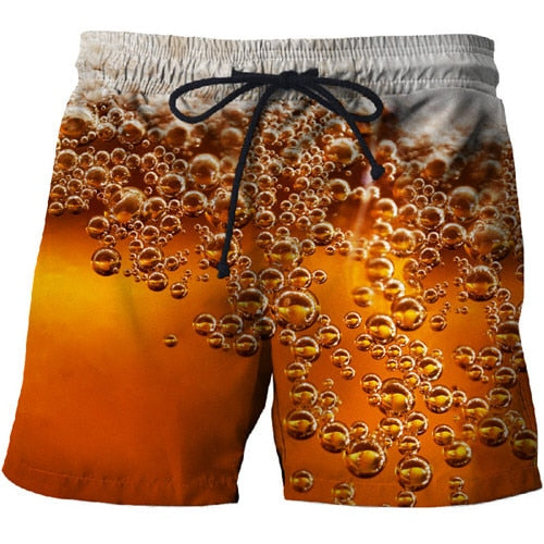 3D Print Summer Beach Shorts Mascuino Streetwear Men Board Vacation Shorts Anime Short Plage Casual Quick Dry New-9