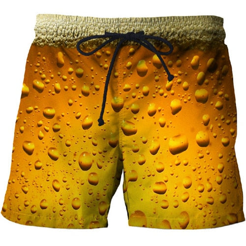 3D Print Summer Beach Shorts Mascuino Streetwear Men Board Vacation Shorts Anime Short Plage Casual Quick Dry New-7