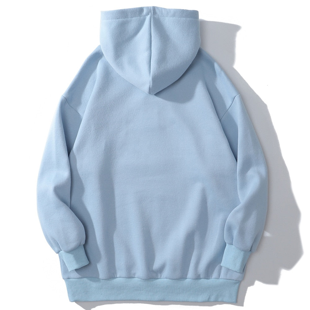 Anime Manga Sexy Girl Punk Letter Print Hoodies Men Casual Loose Sweatshirt Streetwear Japanese Harajuku Otaku Pullover-3