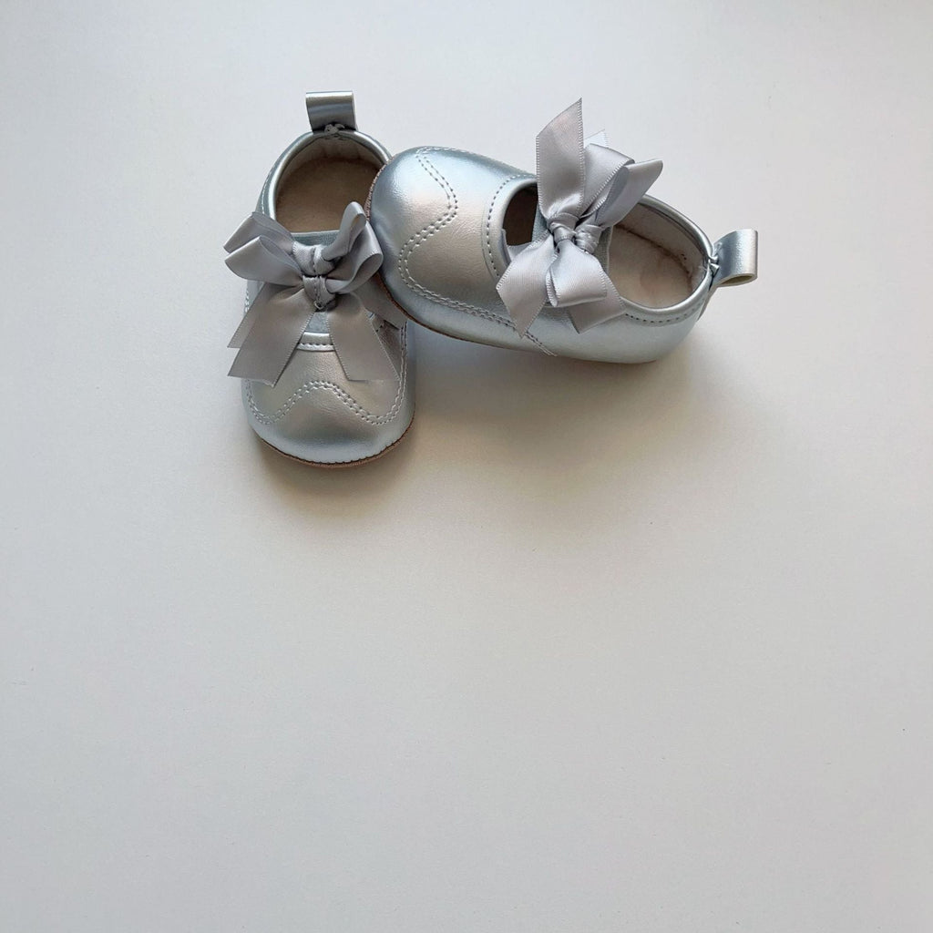 Winter and Autumn Baby Girl Fashion Solid Color Butterfly-bow Decorated Toddler Soft-Sole Anti-slip Walking Shoes-1