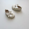 Winter and Autumn Baby Girl Fashion Solid Color Butterfly-bow Decorated Toddler Soft-Sole Anti-slip Walking Shoes-2