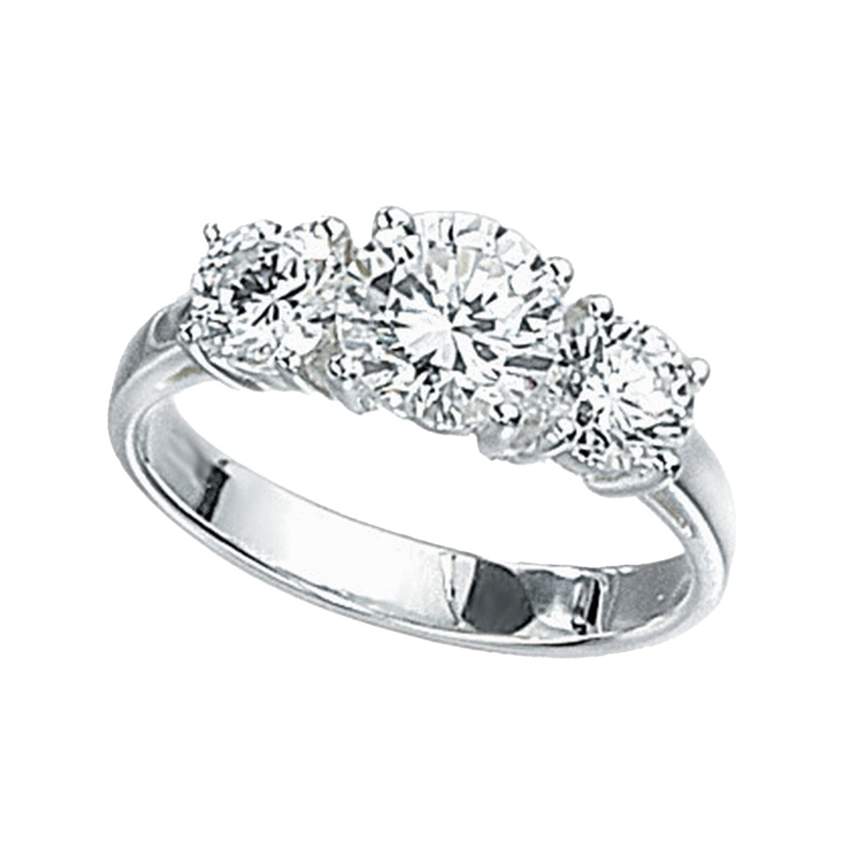 Beginnings Trilogy CZ Ring-0