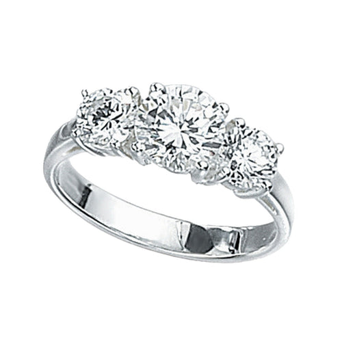 Beginnings Trilogy CZ Ring-0