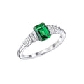 Diamonfire Emerald Cut Zirconia Ring-0