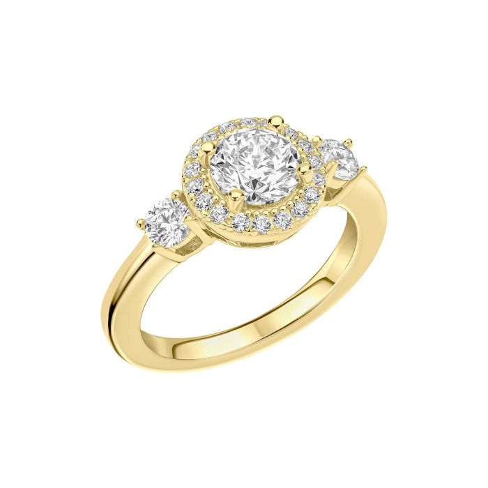 Diamonfire Halo Trilogy Ring-0