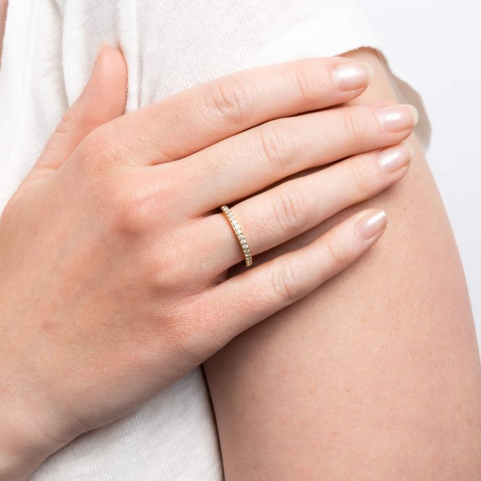 Diamonfire Half Eternity Ring-3