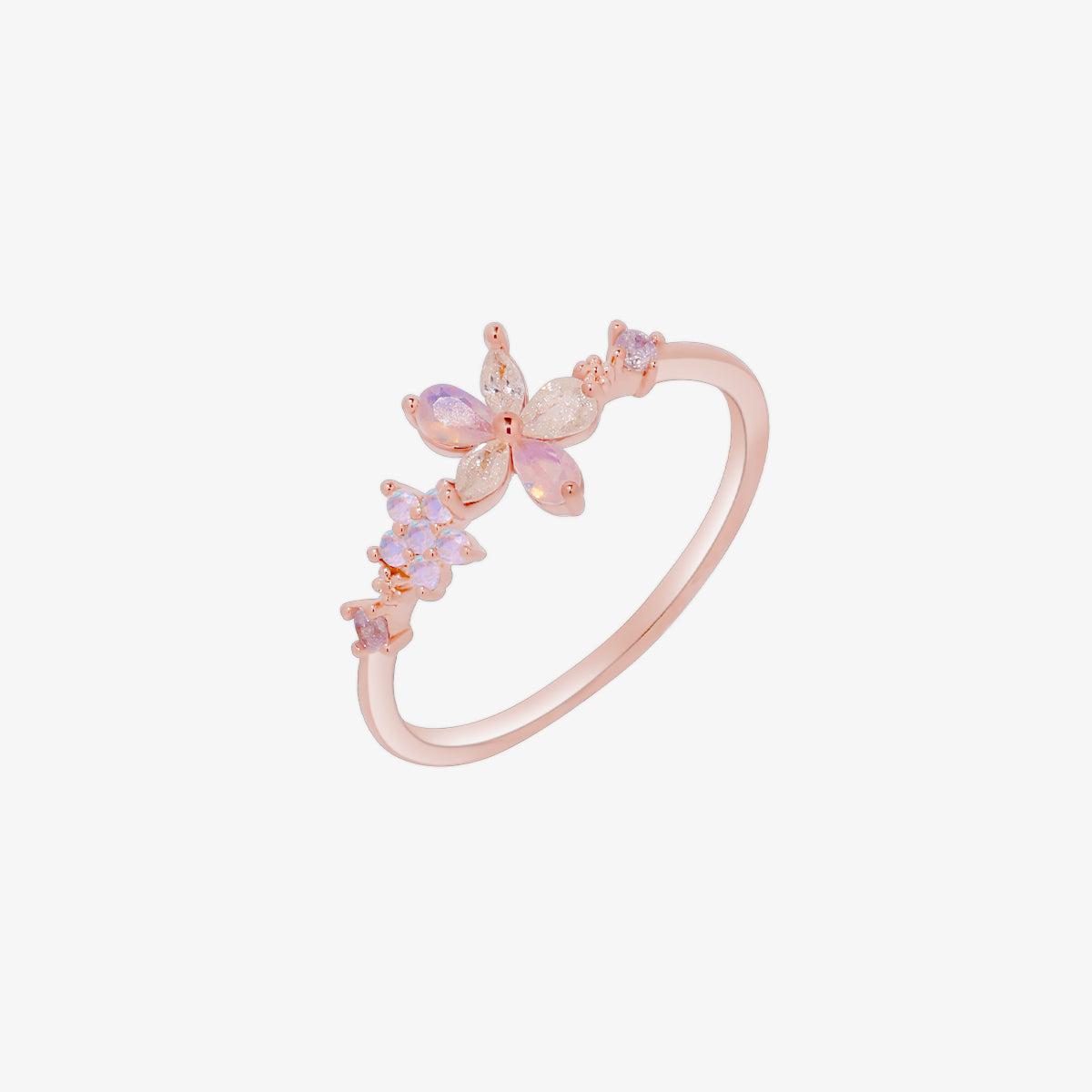 Moonstone Blossom Duo Ring-6